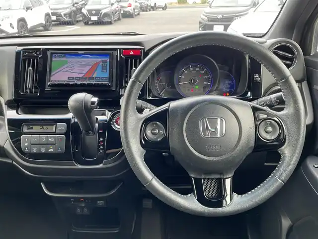 ホンダ Ｎ ＷＧＮ カスタム G ターボパッケージ 島根県 2018(平30)年 8.4万km クリスタルブラックパール 登録時走行距離 83821km/社外ナビ(MDV-D505BT)/(AM/FM/CD/DVD/BT）/フルセグＴＶ/純正１４インチアルミホイール/クルーズコントロール/ＥＴＣ/ドライブレコーダー/横滑り防止/アイドリングストップ/電動格納ミラー/オートライト/プッシュスタート/スマートキー/フロアマット