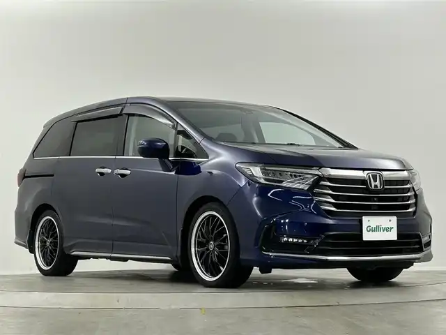 ホンダ オデッセイ アブソルート 埼玉県 2020(令2)年 3.7万km オブシダンブルーパール ホンダセンシング　純正１０インチナビ　マルチビューカメラ　フルセグＴＶ　Ｂｌｕｅｔｏｏｔｈ　スマートパーキングアシスト　両側パワースライドドア　オットマン　ブラックハーフレザーシート　ビルトインＥＴＣ