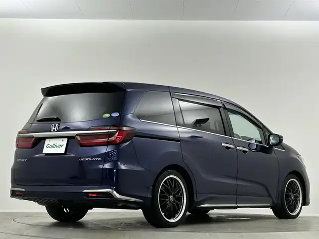 ホンダ オデッセイ アブソルート 埼玉県 2020(令2)年 3.7万km オブシダンブルーパール ホンダセンシング　純正１０インチナビ　マルチビューカメラ　フルセグＴＶ　Ｂｌｕｅｔｏｏｔｈ　スマートパーキングアシスト　両側パワースライドドア　オットマン　ブラックハーフレザーシート　ビルトインＥＴＣ