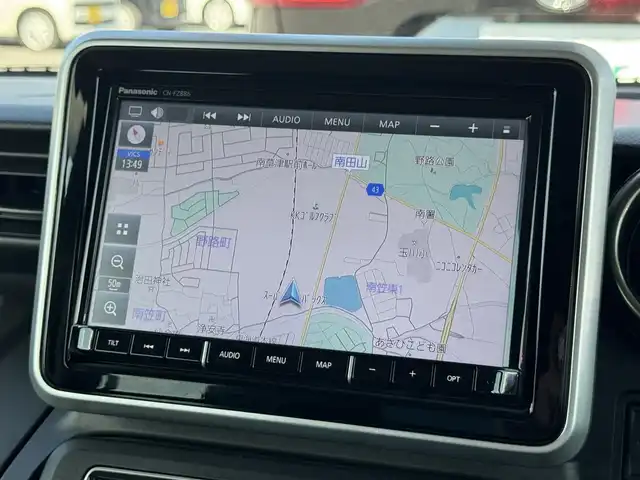 スズキ スペーシア ギア HYBRID XZ 滋賀県 2023(令5)年 2.3万km アクティブイエロー/ガンメタリック2トーン 純正8インチナビ/両側パワースライドドア/追従クルーズコントロール/全方位カメラ・バックカメラ/コーナーセンサー/LEDヘッドライト/シートヒーター/CD/DVD/SD/Bluetooth/フルセグ/ヘッドアップディスプレイ/スマートキー/ETC/スペアキー