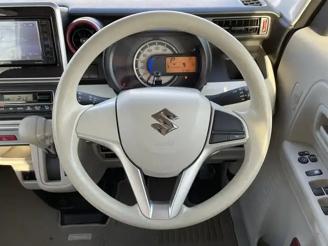 スズキ スペーシア HYBRID X 道南・函館 2018(平30)年 5.8万km オフブルーM /社外ナビ//フルセグＴＶ//シートヒーター//バックカメラ//両側パワースライドドア//衝突被害軽減ブレーキ//車線逸脱警報//コーナーセンサー//オートハイビーム//アイドリングストップ//プッシュスタート//スマートキ