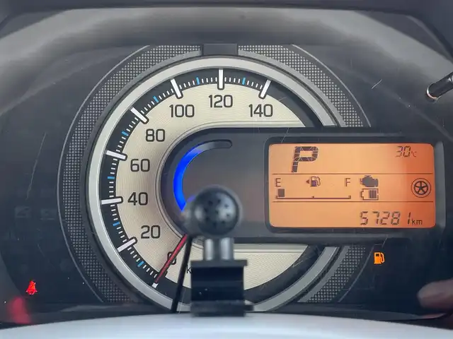 スズキ スペーシア HYBRID X 道南・函館 2018(平30)年 5.8万km オフブルーM /社外ナビ//フルセグＴＶ//シートヒーター//バックカメラ//両側パワースライドドア//衝突被害軽減ブレーキ//車線逸脱警報//コーナーセンサー//オートハイビーム//アイドリングストップ//プッシュスタート//スマートキ