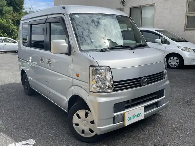 マツダ スクラム ワゴン PXターボ 静岡県 2007(平19)年 8万km シルキーシルバーメタリック ワンオーナー/純正CDデッキ/前後ドライブレコーダー/左後イージークローザー/スペアキー/ヘッドライトレベライザー/保証書/取扱説明書/H22/24/26/28/30/       R2/4/5/6点検記録簿有