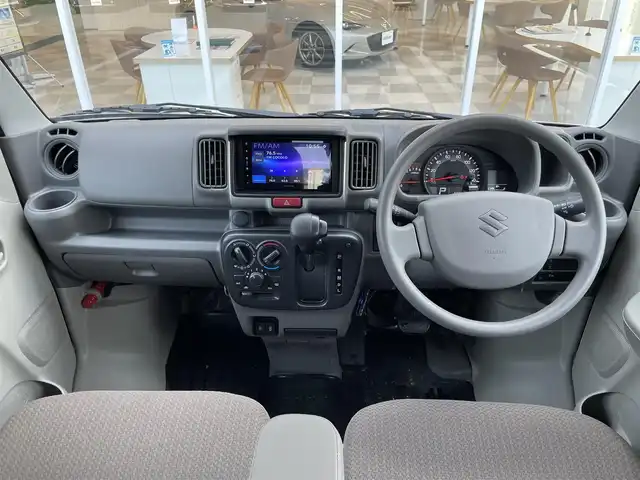 スズキ エブリイ PA リミテッド 愛媛県 2024(令6)年 0.6万km スペリアホワイト 衝突軽減ブレーキ/車線逸脱警報/カロッツェリア　ディスプレイオーディオ（DMH-SZ500)/Bluetooth/AppleCarPlay/AndroidAuto/バックカメラ/ETC/パワーウインドウ/純正フロアマット/キーレスエントリー/社外14インチアルミ/純正ホイール＆スタッドレスタイヤ（2024年製）積込/ドライブレコーダー/取扱説明書/保証書/スペアキー有