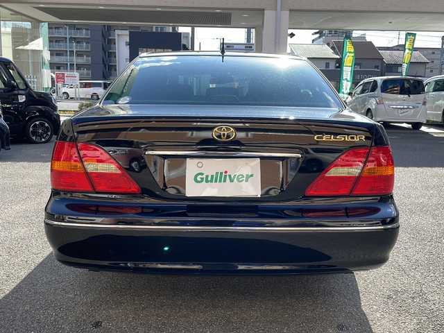 トヨタ セルシオ C インテリアセレクション 高知県 2001(平13)年 6.1万km ブラック サンルーフ/レザーシート/全席シートヒーター/前席エアシート/パワーシート/メモリー機能付きシート/リモコンキー/スペアキー１本/純正ナビ/CD/オートライト/純正フロアマット