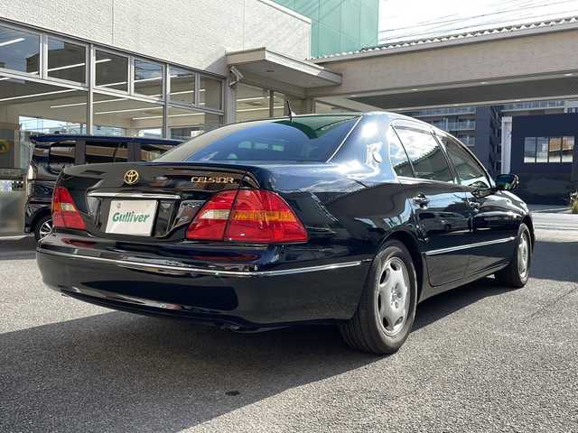 トヨタ セルシオ C インテリアセレクション 高知県 2001(平13)年 6.1万km ブラック サンルーフ/レザーシート/全席シートヒーター/前席エアシート/パワーシート/メモリー機能付きシート/リモコンキー/スペアキー１本/純正ナビ/CD/オートライト/純正フロアマット