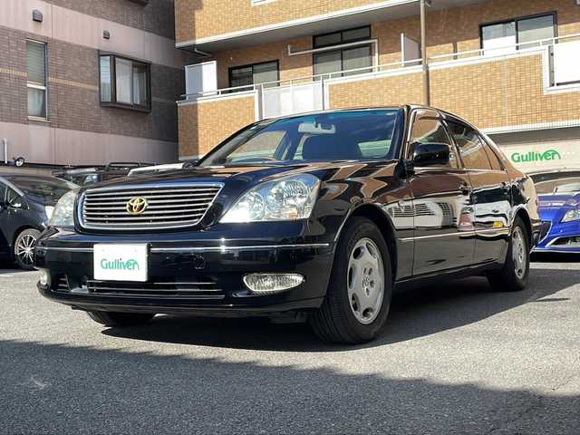 トヨタ セルシオ C インテリアセレクション 高知県 2001(平13)年 6.1万km ブラック サンルーフ/レザーシート/全席シートヒーター/前席エアシート/パワーシート/メモリー機能付きシート/リモコンキー/スペアキー１本/純正ナビ/CD/オートライト/純正フロアマット