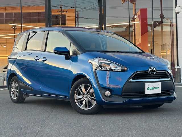 トヨタ シエンタ G 宮城県 2017(平29)年 6.3万km コバルトブルーメタリック 登録時走行距離６２８６４ｋｍ/純正SDナビ/CD/DVD/Bluetooth接続/フルセグテレビ/バックカメラ/両側パワースライドドア/トヨタセーフティーセンス/プリクラッシュセーフティー/レーンディパーチャーアラート/オートハイビーム/プッシュスタート/スマートキー/アイドリングストップ/横滑り防止/フォグランプ/純正ドライブレコーダー/ビルトインETC/ステアリングリモコン/純正フロアマット/AAC