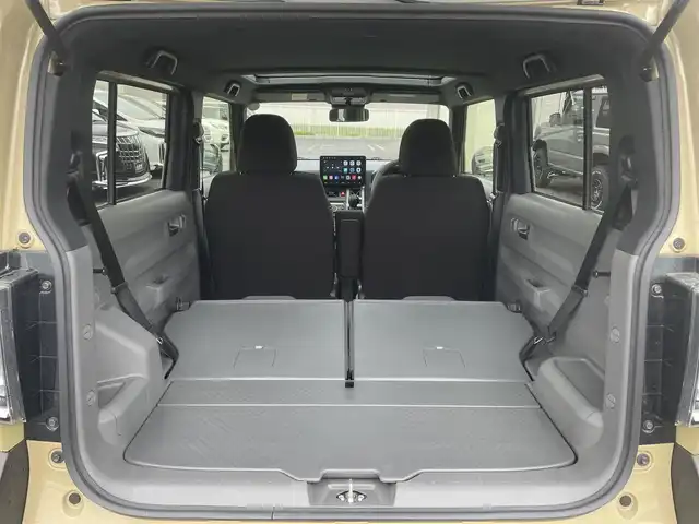 ダイハツ タフト G クロムベンチャー 福島県 2023(令5)年 0.1千km サンドベージュメタリック AIS検査済み/【2407008208】/10インチディスプレイオーディオ/15AW M29スティンガー　（バレルブラック）社外/マッドスター　ラジアル　A/T/1インチリフトアップキット（社外）/ダムド　littleD フェイスチェンジキット（タフト）社外/・フロントグリル/・フロントバンパー/・レターエンブレム（マットブラック）/フロントカメラ＋モニターセット（社外）/ステアリングスイッチ/電動格納ミラー/CURTルーフラック（社外）/イノー　ベースキャリア（社外）/社外パーツ取り付けあり