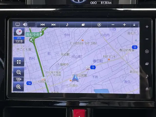 トヨタ ルーミー カスタムG 香川県 2023(令5)年 0.9万km パールホワイトⅢ 登録時走行距離 8135km/ディーラーオプション9インチナビ/→AM/FM/フルセグTV/Bluetooth/バックカメラ/プリクラッシュセーフティ/アダプティブクルーズコントロール/レーンディパーチャーアラート/クリアランスソナー/両側パワースライドドア/LEDオートライト/フォグランプ/ビルトインETC2.0/横滑り防止装置/オートホールド機能付き電子パーキング/リアサンシェード/プッシュスタート/スマートキー/スペアキー