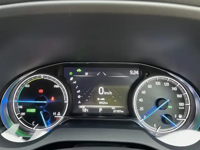トヨタ ハリアー ハイブリッド G 石川県 2023(令5)年 2.2万km プレシャスブラックパール ワンオーナー/純正ディスプレイオーディオ/フルセグTV/バックカメラ/LEDヘッドライト/パワーバックドア/デジタルミラー/ブラインドスポットモニター/ETC2.0/ハーフレザーシート/純正アルミホイール/トヨタセーフティセンス/レーダークルーズ/スマートキー/プッシュスタート/電動ミラー/保証書