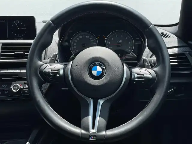 ＢＭＷ Ｍ２ 東京都 2016(平28)年 3.7万km アルピンホワイトⅢ ワンオーナー/純正ナビ/CD/BT/AUX/バックモニター/黒レザーシート/シートヒーター/ACC/レーンディパーチャーW/ドライブレコーダー/スマートキー