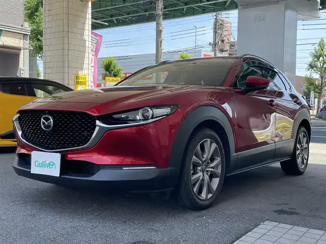 マツダ ＣＸ－３０ 20S プロアクティブツーリングセレ 愛知県 2021(令3)年 6.2万km ソウルレッドクリスタルM マツダコネクトナビ/DVD／Bluetooth／地デジTV/360°ビューカメラ/運転席パワーシート/前席シートヒーター/パワーバックドア/ヘッドアップディスプレイ/アダプティブLEDヘッドライト/シグネチャーLEDランプ/スマートブレーキサポート/・誤発進抑制制御/・レーダークルーズコントロール/・フロント＆リアパーキングセンサー/・車線逸脱警報システム/・レーンキープアシスト/・ブラインドスポットモニター/クルージングトラフィックサポート/純正18インチAW/アドバンスドキー