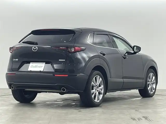 マツダ ＣＸ－３０ 20S プロアクティブツーリングセレ 福島県 2022(令4)年 1.9万km ジェットブラックマイカ プロアクティブセンス　/・車線逸脱警報/・ブラインドスポットモニター/・レーダークルーズコントロール/・衝突被害軽減システム/・誤発信抑制システム/・オートハイビーム/・ヘッドアップディスプレイ/純正ナビゲーション/【AM/FM/DVD/CD/Bluetooth/フルセグ】　/全方位カメラ　/電子パーキング　/・オートブレーキホールド　/革巻きステアリング　/・ステアリングスイッチ　/・チルトステアリング　/パワーシート　/プッシュスタート/・スマートキー/パワーシート/・シートヒーター/電動リアゲート/LEDライト/・オートライト/純正フロアマット/ウィンカーミラー/取扱説明書