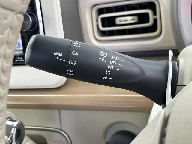 スズキ ラパン X 宮城県 2017(平29)年 4.7万km シフォンアイボリーメタリック パナソニックナビ/全方位カメラ/フルセグTV/Bluetoothオーディオ/HIDヘッドライト/純正14インチAW/純正ルーフラック/衝突軽減ブレーキ/シートヒーター/ETC/ドライブレコーダー/ステアリングスイッチ/スマートキー×２/禁煙車