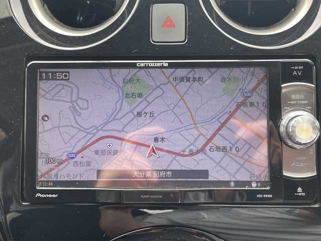 日産 ノート e－パワー X 大分県 2017(平29)年 6万km グレー 社外SDナビ  DVD再生あり/アラウンドビューモニター/インテリジェントルームミラー/オートリトラクタブルミラー/スマートキー プッシュスタート/レーンキープアシスト/衝突被害軽減ブレーキ/オートライト/社外ETC