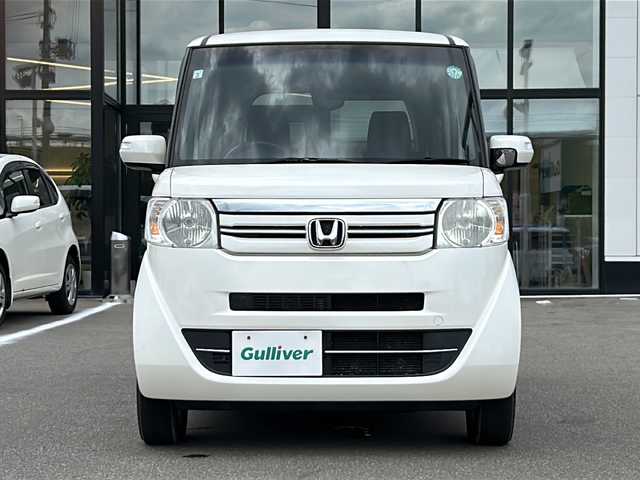 ホンダ Ｎ ＢＯＸ G Lパッケージ 青森県 2015(平27)年 5.5万km プレミアムホワイトパールⅡ ・4WD/・純正ナビ/・リアカメラ/・ワンセグ/・ETC/・片側パワースライドドア/・プッシュスタート/・スマートキー/・横滑り防止/・前席シートヒーター/・アイドリングストップ/・スペアキーあり