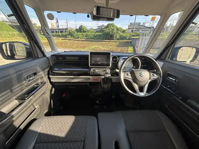 スズキ スペーシア カスタム HYBRID XS 長崎県 2020(令2)年 5.3万km ブルーイッシュブラックパール3 社外メモリナビ/（CD/DVD/BT/フルセグ）/バックカメラ/衝突軽減ブレーキ/レーンアシスト/レーダークルーズ/ETC/両側パワースライドドア/オートライト/ステアリングスイッチ/純正15インチAW