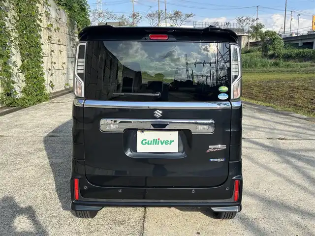 スズキ スペーシア カスタム HYBRID XS 長崎県 2020(令2)年 5.3万km ブルーイッシュブラックパール3 社外メモリナビ/（CD/DVD/BT/フルセグ）/バックカメラ/衝突軽減ブレーキ/レーンアシスト/レーダークルーズ/ETC/両側パワースライドドア/オートライト/ステアリングスイッチ/純正15インチAW