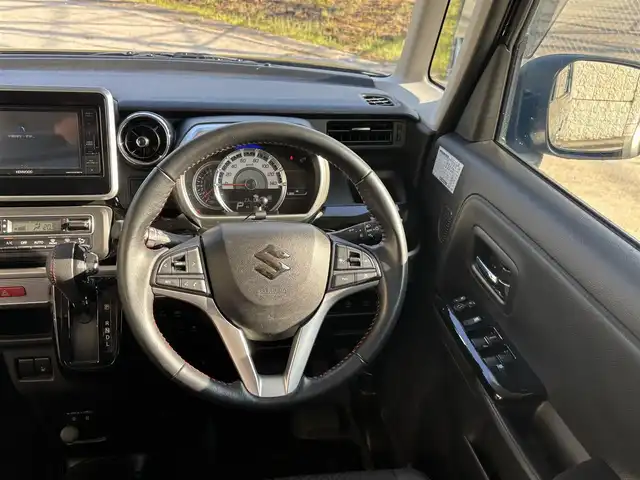 スズキ スペーシア カスタム HYBRID XS 長崎県 2020(令2)年 5.3万km ブルーイッシュブラックパール3 社外メモリナビ/（CD/DVD/BT/フルセグ）/バックカメラ/衝突軽減ブレーキ/レーンアシスト/レーダークルーズ/ETC/両側パワースライドドア/オートライト/ステアリングスイッチ/純正15インチAW