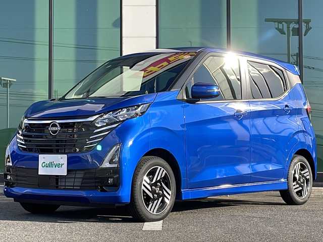日産 デイズ ハイウェイスターX 福岡県 2025(令7)年 0.1千km オーシャンブルーP ワンオーナー/純正メモリナビ/MM223D-Le/フルセグTV/HDMI接続/BT接続/アラウンドビューモニター/踏み間違い衝突防止アシスト/エマージェンシーブレーキ/純正ドアバイザー/純正フロアマット/純正14インチアルミホイール