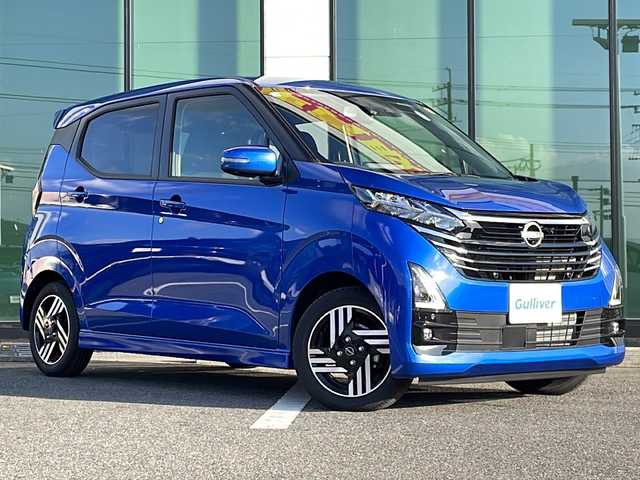 日産 デイズ ハイウェイスターX 福岡県 2025(令7)年 0.1千km オーシャンブルーP ワンオーナー/純正メモリナビ/MM223D-Le/フルセグTV/HDMI接続/BT接続/アラウンドビューモニター/踏み間違い衝突防止アシスト/エマージェンシーブレーキ/純正ドアバイザー/純正フロアマット/純正14インチアルミホイール