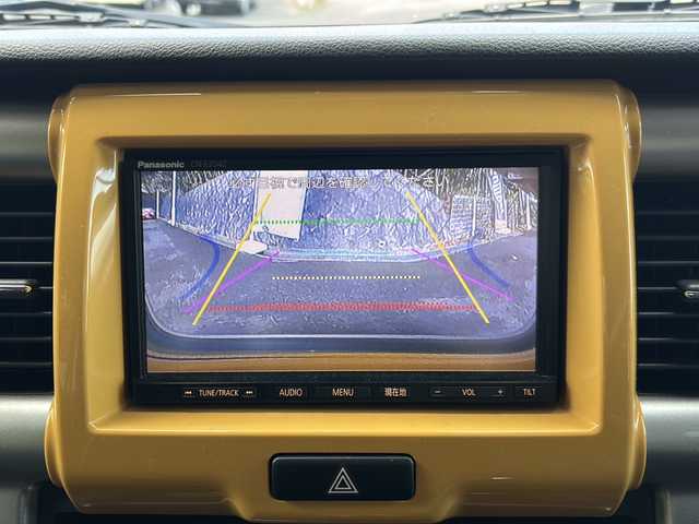 スズキ ハスラー G 京都府 2018(平30)年 2.4万km アクティブイエロー/ブラック2トーンルーフ ワンオーナー/純正ナビ/・ワンセグTV/CD/AM/FM/・バックカメラ/ドライブレコーダー前後/ETC/プッシュスタート/シートヒーター/アイドリングストップ/電格ミラー/衝突軽減/横滑り防止/純正ドアバイザー/純正フロアマット/保証書/取説/スマートキースペア×１