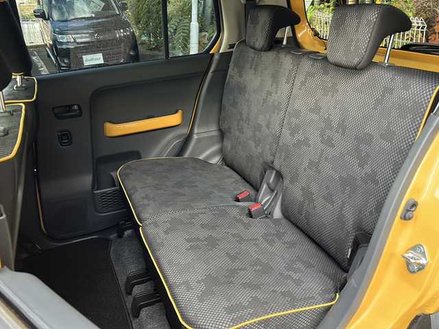 スズキ ハスラー G 京都府 2018(平30)年 2.4万km アクティブイエロー/ブラック2トーンルーフ ワンオーナー/純正ナビ/・ワンセグTV/CD/AM/FM/・バックカメラ/ドライブレコーダー前後/ETC/プッシュスタート/シートヒーター/アイドリングストップ/電格ミラー/衝突軽減/横滑り防止/純正ドアバイザー/純正フロアマット/保証書/取説/スマートキースペア×１