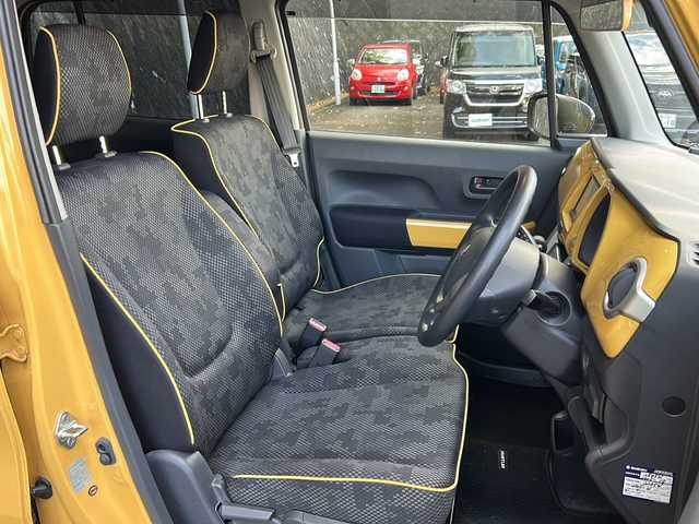 スズキ ハスラー G 京都府 2018(平30)年 2.4万km アクティブイエロー/ブラック2トーンルーフ ワンオーナー/純正ナビ/・ワンセグTV/CD/AM/FM/・バックカメラ/ドライブレコーダー前後/ETC/プッシュスタート/シートヒーター/アイドリングストップ/電格ミラー/衝突軽減/横滑り防止/純正ドアバイザー/純正フロアマット/保証書/取説/スマートキースペア×１