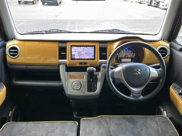 スズキ ハスラー G 京都府 2018(平30)年 2.4万km アクティブイエロー/ブラック2トーンルーフ ワンオーナー/純正ナビ/・ワンセグTV/CD/AM/FM/・バックカメラ/ドライブレコーダー前後/ETC/プッシュスタート/シートヒーター/アイドリングストップ/電格ミラー/衝突軽減/横滑り防止/純正ドアバイザー/純正フロアマット/保証書/取説/スマートキースペア×１
