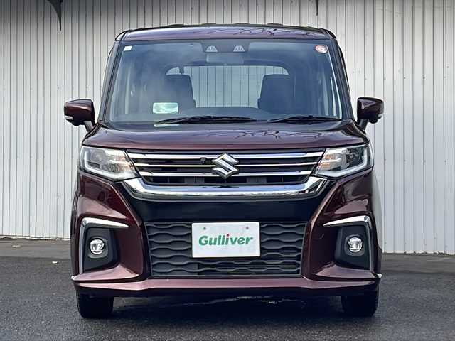 スズキ ソリオ HV MZ 長野県 2021(令3)年 3.5万km メロウディープレッドパール スズキセーフティサポート/純正メーカーナビフルセグTV/全周囲カメラ・バックカメラ/ETC/両側パワースライドドア/社外15インチアルミ/純正アルミ夏タイヤ積込/コーナーセンサー/シートヒーター/ワンオーナー/保証書・取説