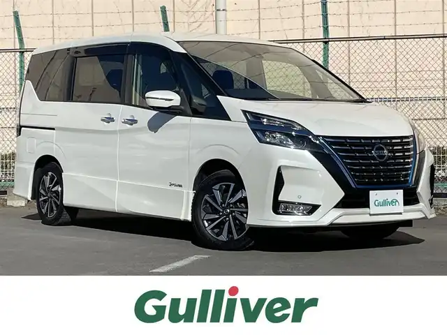日産 セレナ e－パワー ハイウェイスター V 東京都 2020(令2)年 6.5万km ブリリアントホワイトパール 純正ナビ　/Bluetooth　/CD　/DVD　/TV　/USB　/全周囲カメラ　/両側電動スライドドア　/ドライブレコーダー　/クルーズコントロールシステム　/ETC　/BSM　/純正フロアマット　/純正アルミホイール/ABS/横滑り防止装置/コーナーセンサー/レーンアシスト/オートライト/衝突被害軽減システム