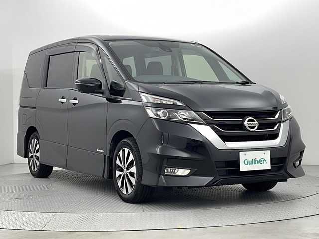日産 セレナ ハイウェイスターVセレクションⅡ 岡山県 2019(令1)年 3.8万km ダイヤモンドブラック ワンオーナー /禁煙車 /純正9インチナビ /フルセグTV /ETC /ドライブレコーダー /アラウンドビューモニター /エマージェンシーブレーキ /両側パワースライドドア /パーキングアシスト /インテリジェントキー/純正LEDヘッドライト/フロントフォグ/アイドリングストップ/サンシェード/クルーズコントロール/ドアバイザー/オートマチックハイビーム/ハンズフリースライドドア