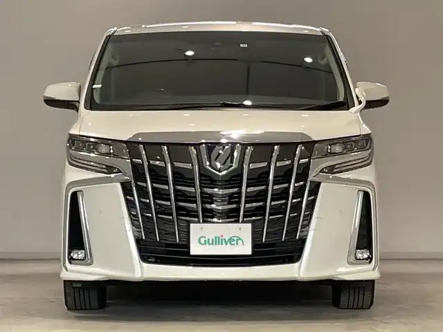 トヨタ アルファードハイブリット SR Cパッケージ 宮城県 2021(令3)年 3.6万km ホワイトパールクリスタルシャイン 純正ナビ/トヨタセーフティーセンス/・レーントレーシングアシスト/・プリクラッシュセーフティー/・パーキングサポートブレーキ/・ロードサインアシスト/レーダークルーズコントロール/両側パワースライドドア/純正フリップダウンモニター/バックカメラ/パワーシート/シートメモリー/シートヒーター/エアシート/ステアリングスイッチ/ステアリングヒーター/フルセグTV/Bluetooth/CD、DVD/三眼LEDヘッドライト/LEDフォグランプ/オートライト/オートマチックハイビーム/純正フロアマット/純正アルミホイール