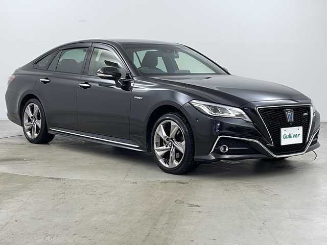トヨタ クラウン ハイブリッド RS アドバンス Four 道央・札幌 2019(令1)年 3.6万km プレシャスブラックパール ・4WD/・ワンオーナー/・純正ディスプレイオーディオ&TV&DVD&CD&BT/・全方位カメラ/・TSS/・LTA/・PCS/・BSM/・クリアランスソナー/・RCTA/・RCD/・パーキングサポート/・RSA/・ふらつき検知/・横滑り防止/・パークアシスト/・先行車発進お知らせ/・ヘッドアップディスプレイ/・アダプティブクルーズコントロール/・電動パーキングブレーキ/・ブレーキホールド/・レザーシート/・前席パワーシート/・前席シートヒーター/・前席ベンチレーション/・フロントワイパーデアイサー/・ドアミラーヒーター/・置くだけ充電/・オートライト/・LEDヘッドライト/・社外前後ドラレコ/・純正17インチAW付スタッドレス積込