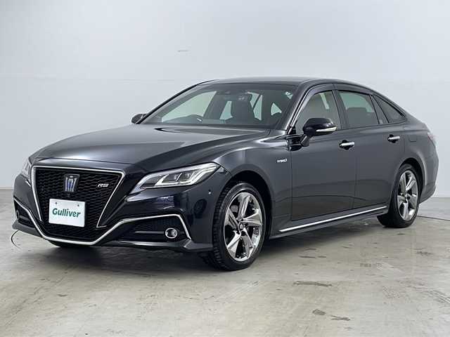 トヨタ クラウン ハイブリッド RS アドバンス Four 道央・札幌 2019(令1)年 3.6万km プレシャスブラックパール ・4WD/・ワンオーナー/・純正ディスプレイオーディオ&TV&DVD&CD&BT/・全方位カメラ/・TSS/・LTA/・PCS/・BSM/・クリアランスソナー/・RCTA/・RCD/・パーキングサポート/・RSA/・ふらつき検知/・横滑り防止/・パークアシスト/・先行車発進お知らせ/・ヘッドアップディスプレイ/・アダプティブクルーズコントロール/・電動パーキングブレーキ/・ブレーキホールド/・レザーシート/・前席パワーシート/・前席シートヒーター/・前席ベンチレーション/・フロントワイパーデアイサー/・ドアミラーヒーター/・置くだけ充電/・オートライト/・LEDヘッドライト/・社外前後ドラレコ/・純正17インチAW付スタッドレス積込