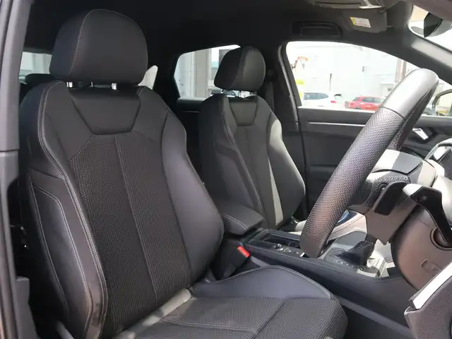 アウディ Ｑ３ SB 35TFSI Sライン 石川県 2021(令3)年 1.8万km ミトスブラックメタリック スマートキー/プッシュスタート/オートライト/LEDライト/Rフォグランプ/純正メモリーナビゲーション/Bluetooth/ビルトインETC2.0/全方位カメラ/電動シート/シートヒーター/ハーフレザー/パワーバックドア/衝突軽減装置/レーンアシスト/ブラインドスポットモニター/クルーズコントロール/純正ドライブレコーダー（前後）/ルーフレール