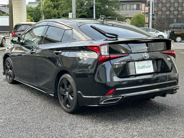 トヨタ プリウス S ツーリングセレ ブラックED 愛知県 2022(令4)年 1.9万km プレシャスブラックパール RSA/LTA/SET/RCTA/パーキングサポートブレーキ/社外エアロ（AIMGAIN）/HDMI/プリクラッシュセーフティ/BSM/ふらつき検知/EVモード/DRIVEモード/クリアランスソナー/ワンオーナー/フルセグテレビ/バックカメラ/クルーズコントロール/ドアバイザー/プッシュスタート/ETC/ナノイー