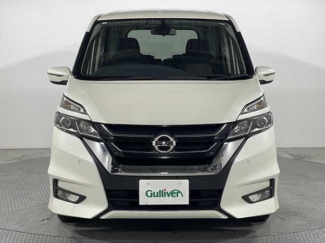 日産 セレナ ハイウェイスター プロパイロットED 広島県 2016(平28)年 6.3万km ブリリアントホワイトパール 純正9型ナビ/純正フリップダウンモニター/プロパイロット/ハンズフリーオートスライドドア/エマージェンシーブレーキ/車線逸脱警報/前後コーナーセンサー/LEDヘッドランプ/オートライト/純正16インチAW/ETC