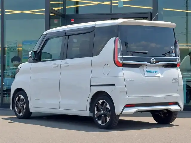 日産 ルークス HWS X プロパイロットED 東京都 2021(令3)年 1.2万km ホワイトパール プロパイロット/純正9インチナビ/アラウンドビューモニター/両側パワースライドドア/ビルトインETC/エマージェンシーブレーキ/レーンキープアシスト/コーナーセンサー/アイドリングストップ/LEDヘッドライト/スマートキー