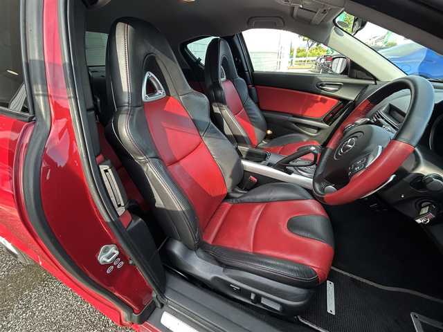 マツダ ＲＸ－８ タイプ E 愛知県 2005(平17)年 4.4万km ベロシティレッド 純正オーディオ/レザーステアリング/パドルシフト/クルーズコントロール/パワーシート/ETC
