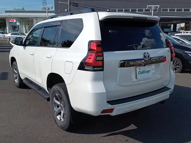 トヨタ ランドクルーザー プラド TX Lパッケージ ブラックED 福井県 2021(令3)年 5.1万km ホワイトパールクリスタルシャイン 衝突被害軽減システム/先行車発進告知/標識検知/純正SDナビ（NSCN-W68）/・（ワンセグTV/CD/DVD/Bluetooth）/バックカメラ/ETC/D・N席パワーシート/D・N席シートヒーター・クーラー/ステアリングスイッチ/オートLEDライト/電動格納ウィンカーミラー/純正フロアマット/スマートキー