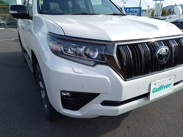 トヨタ ランドクルーザー プラド TX Lパッケージ ブラックED 福井県 2021(令3)年 5.1万km ホワイトパールクリスタルシャイン 衝突被害軽減システム/先行車発進告知/標識検知/純正SDナビ（NSCN-W68）/・（ワンセグTV/CD/DVD/Bluetooth）/バックカメラ/ETC/D・N席パワーシート/D・N席シートヒーター・クーラー/ステアリングスイッチ/オートLEDライト/電動格納ウィンカーミラー/純正フロアマット/スマートキー
