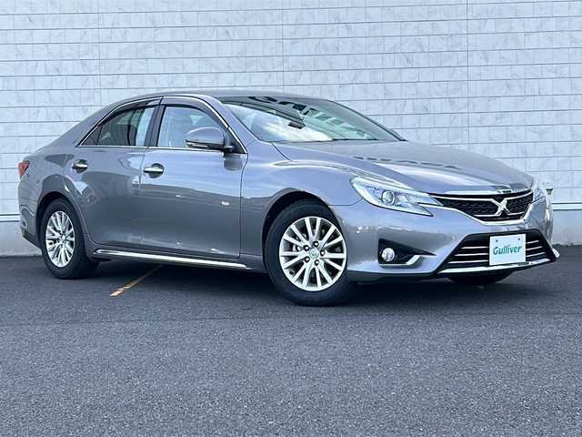 トヨタ マークＸ PREMIUM 茨城県 2015(平27)年 4.3万km アイスチタニウムマイカメタリック 社外SDナビ/　　BT/CD/DVD/フルセグ/バックカメラ/クルーズコントロール/パワーシート/シートヒーター/ハーフレザーシート/純正16インチアルミホイール/HIDオートライト/ドライブレコーダー/スマートキー/ETC