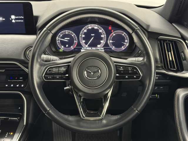 マツダ ＣＸ－６０ XD HV エクスクルーシブスポーツ 三重県 2022(令4)年 6万km マシーングレープレミアムM ディーゼルターボ・マイルドHV/4WD/MTモード付8AT/12.3型ナビ/（AM/FM/USB/HDMI/CarPlay/AndroidAuto/Bluetooth/TV）/360ビュー・モニター/BOSEサウンドシステム（12スピーカー）/ドライブレコーダー前後/ETC/i-ACTIVSENSE/・スマートブレーキサポート/・レーダークルーズコントロール/・クルージング&トラフィックサポート/・ドライバーモニタリング/・レーンキープアシストシステム/・ブラインドスポットモニタリング/・クロストラフィックアラート（前後）/・標識認識/など/装備/・【OP】ドライバー・パーソナライゼーション・システムパッケージ（ドラポジ自動調整機能）/・【OP】パノラマサンルーフ/・ナッパレザーシート/・シートヒーター（D/N/2nd）/・シートベンチレーション（D/N）/・パワーシート（Dメモリー付10way/N10way）/・電動チルト&テレスコステアリング/・ステアリングヒーター/・ヘッドアップディスプレイ/・AC100Vコンセント&USB充電ジャック&ワイヤレス充電/・LEDヘッドライト/・ダウンヒルアシストコントロール/・ハンズフリーパワーリフトゲート/・取/・スマートキーx2/など