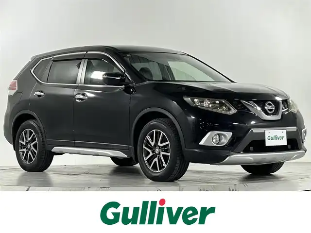 日産 エクストレイル 20X エクストリーマーX Eブレーキ 佐賀県 2014(平26)年 5.5万km ダイヤモンドブラック エマージェンシーブレーキ　/レーンキープアシスト/純正7インチナビ/ワンセグテレビ/CD/BT/SD/FM.AM/バックカメラ/コーナーセンサー/オートライト/パートタイム4WD/カプロンシート/プッシュスタート/スマートキー×2/保証書/取扱説明書
