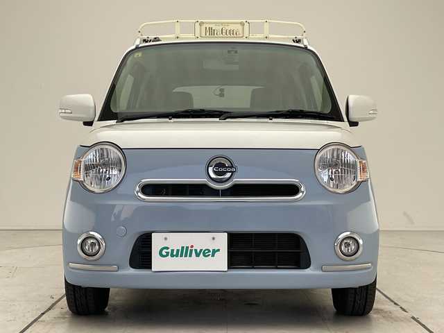 ダイハツ ミラ ココア プラスX スペシャルコーデ 愛知県 2014(平26)年 5.6万km パールホワイトⅢ/ミストブルーマイカメタリック 2トーン 純正ナビ/ルーフレール/ルーフキャリア/バックカメラ/ＥＴＣ/純正フロアマット/アイドリングストップ/ドアバイザー/電動格納ミラー