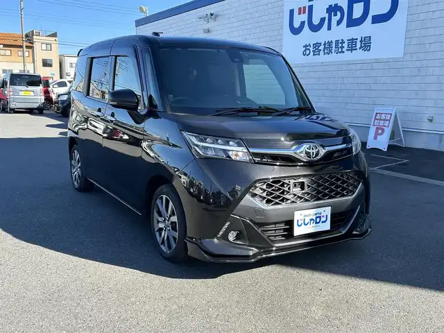 トヨタ タンク カスタムG－T 群馬県 2018(平30)年 8.5万km ブラックマイカメタリック (株)IDOMが運営する【じしゃロン伊勢崎店】の自社ローン対象車両になります。こちらは現金ご利用時の価格です。/自社ローンご希望の方は別途その旨お申付け下さい。/ターボ/9型アルパインナビ/CD/DVD/BlueTooth/SD/フルセグＴＶ/バックカメラ/衝突軽減ブレーキ/レーンキープアシスト/ＬＥＤヘッドライト/ドライブレコーダー/両側パワースライドドア/クルーズコントロール/ステアリングリモコン/オートライト/純正15インチアルミ