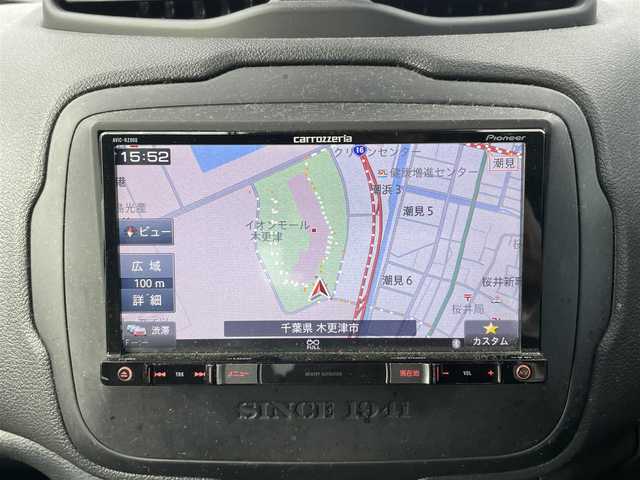 クライスラー・ジープ ジープ レネゲード リミテッド 千葉県 2017(平29)年 7.8万km 黒 社外７インチナビ/バックカメラ/シートヒーター/ＥＴＣ/ＢＬＵＥＴＯＯＴＨ/ワンセグＴＶ/スマートキー/前席パワーシート/クルーズコントロール/ハンドルヒーター/ＢＳＭ/純正フロアマット/オートライト