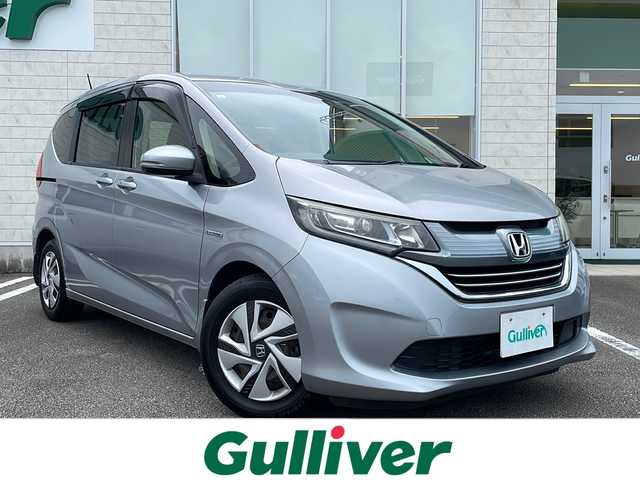 ホンダ フリード＋ ハイブリット G ホンダセンシング 宮崎県 2016(平28)年 14.8万km ルナシルバーM 社外ナビ/　(DVD/BT/AM/FM/ワンセグTV)/両側パワースライドドア/クルーズコントロール/オートライト/ドライブレコーダー前後/衝突被害軽減システム/バックカメラ/レーンキープアシスト/ETC